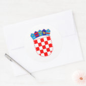 クロアチアの紋章、クロアチア ラウンドシール (封筒)