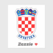 クロアチアの紋章 シール (シート)