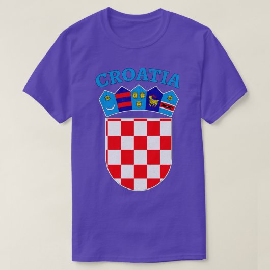 クロアチアの紋章 Tシャツ (デザイン正面)