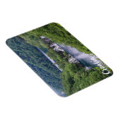 クロアチアの緑の森と滝の滝 マグネット (右側)