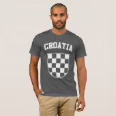 クロアチアの記号 Tシャツ (正面フル)