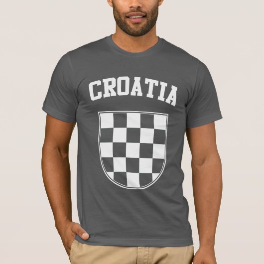 クロアチアの記号 Tシャツ (正面)