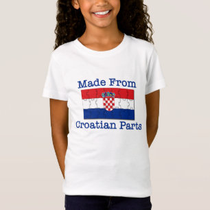 クロアチアの部品 Tシャツ