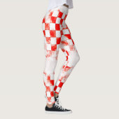 クロアチアのkockiceはヨガのズボンを市松模様にします レギンス (右)