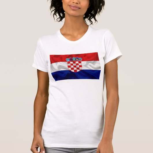 クロアチアのTシャツ Tシャツ (正面)
