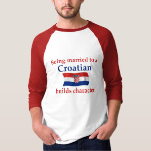 クロアチアはキャラクターを造ります Tシャツ