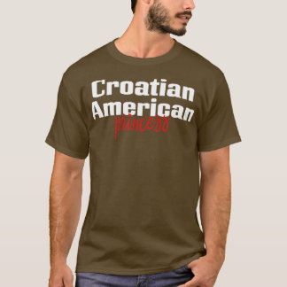 クロアチアアメリカン1 Tシャツ