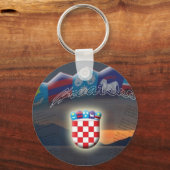 クロアチアキーチェーン キーホルダー (正面)