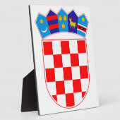 クロアチアコート・オブ・アームズ フォトプラーク (側面)