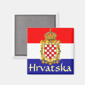 クロアチアコート・オブ・アームズ マグネット (正面/裏面)