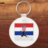 クロアチアサッカーサッカー代表 キーホルダー (正面)