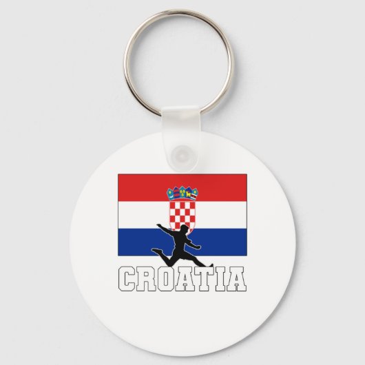 クロアチアサッカーサッカー代表 キーホルダー (正面)