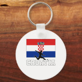 クロアチアサッカーサッカー代表 キーホルダー (正面)