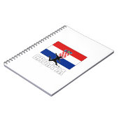 クロアチアサッカーサッカー代表 ノートブック (左側)