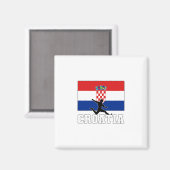 クロアチアサッカーサッカー代表 マグネット (正面/裏面)