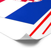 クロアチアサッカーチーム ポスター (角)