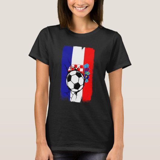 クロアチアサッカー Tシャツ (正面)
