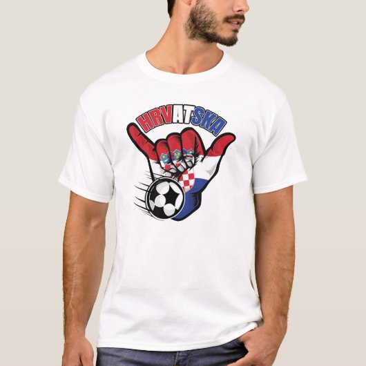 クロアチアサッカー Tシャツ (正面)