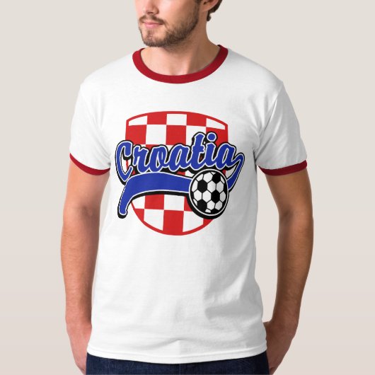 クロアチアサッカー Tシャツ (正面)