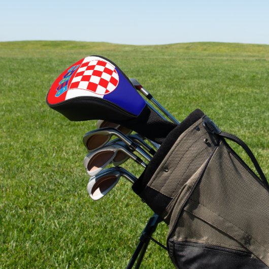 クロアチアザスタヴァフラバトスク国旗 ゴルフヘッドカバー (インサイチュ)