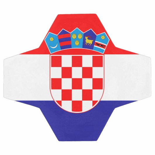 クロアチアザスタヴァフラバトスク国旗 サッカーボール (フラット)