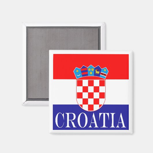 クロアチアザスタヴァフラバトスク国旗 マグネット (正面/裏面)