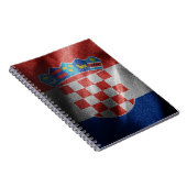 クロアチアシルク国旗 ノートブック (右側)