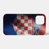 クロアチアシルク国旗 Case-Mate iPhoneケース (裏面 (横))