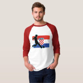 クロアチアストライカー Tシャツ (正面フル)