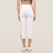 クロアチアストライプ旗 カプリレギンス (裏面)