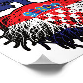 クロアチアチアオーストラリアツリールーツ ポスター (角)