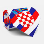 クロアチアネクタイ、ビジネスファッションクロアチア国旗 ネクタイ (ロール)
