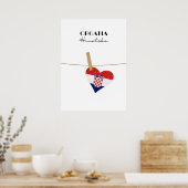 クロアチアハルバツカ ポスター (キッチン)