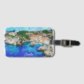 クロアチアパノラマビュートラベル ラゲッジタグ (正面横)