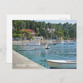 クロアチアビュー・オブ・ザ・ウォーター シーズンポストカード (正面/裏面)