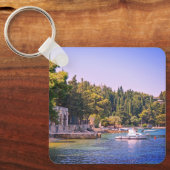 クロアチアビュー・オブ・ビーチ キーホルダー (正面)