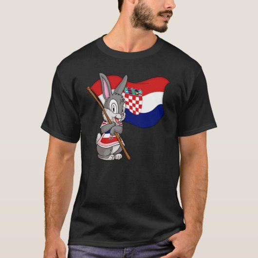 クロアチアラビット Tシャツ (正面)