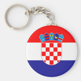 クロアチア国旗と紋章 キーホルダー