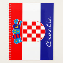 クロアチア国旗のカスタム文字