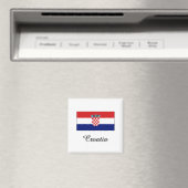 クロアチア国旗のデザイン マグネット (インサイチュ (食洗機))
