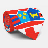 クロアチア国旗のパターン ネクタイ (ロール)