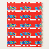 クロアチア国旗のパターン プランナー手帳 (裏面)