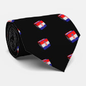 クロアチア国旗の切り身 ネクタイ (ロール)