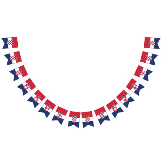 クロアチア国旗の国クロアチア愛国的ギフト バンティングフラッグ (全)