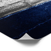 クロアチア国旗の壁 ポスター (角)