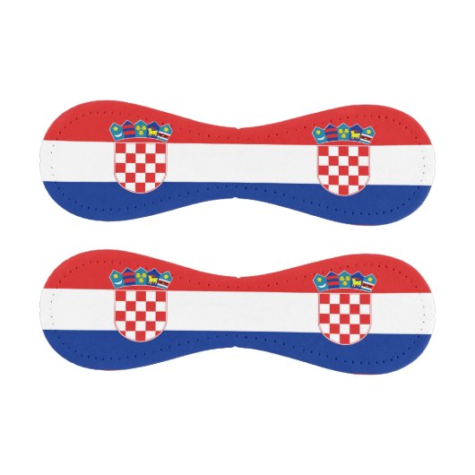 クロアチア国旗を掲げた愛国野球 野球ボール (パネル)