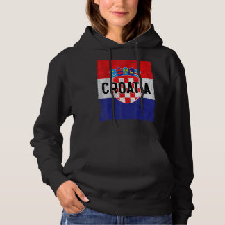 クロアチア国旗クロアチアルーツフラバトスククロアチアザグレ パーカ