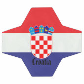 クロアチア国旗愛国の贈り物 サッカーボール (フラット)