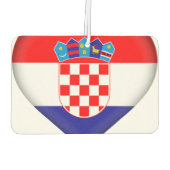 クロアチア国旗 カーエアーフレッシュナー (裏面)