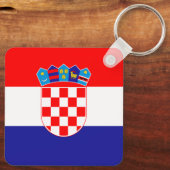 クロアチア国旗 キーホルダー (裏面)
